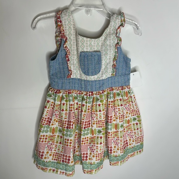 Matilda Jane Baby Girls corduroy print dress size 18-24M EUC - Picture 1 of 4